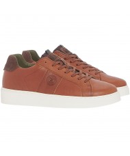 Barbour Pointing Leather Sneaker In Brown - MFO0779BR33