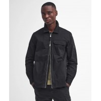 Barbour International Maze Peached Overshirt In Black - MOS0389BK31