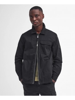 Barbour International Maze Peached Overshirt In Black - MOS0389BK31