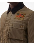 Barbour International Workers Wax Jacket In Sand MWZ1853SN32