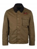 Barbour International Workers Wax Jacket In Sand MWZ1853SN32