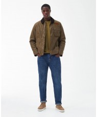 Barbour International Workers Wax Jacket In Sand MWZ1853SN32