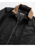 Barbour International Winkirk Waxed Jacket In Black - MWX2383BK51