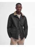 Barbour International Winkirk Waxed Jacket In Black - MWX2383BK51