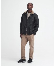 Barbour International Winkirk Waxed Jacket In Black - MWX2383BK51