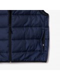 Lacoste Men’s Sleeveless Water-Repellent Jacket In Navy Blue & Black - BH6761 00 JB1