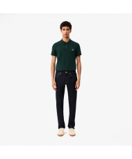 Lacoste Men's 5 Pocket Slim Fit Indigo Jeans - Dark Wash - HH5019-00