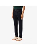 Lacoste Men's 5 Pocket Slim Fit Indigo Jeans - Dark Wash - HH5019-00