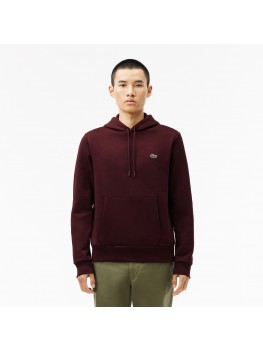 Lacoste Overhead Jogger Hoodie In Bordeaux - SH9623 00 BZD