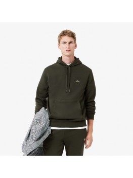 Lacoste Overhead Jogger Hoodie In Dark Khaki Green - SH9623 00 L7A