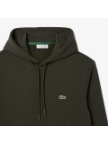 Lacoste Overhead Jogger Hoodie In Dark Khaki Green - SH9623 00 L7A