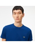 Lacoste Men's Crew Neck Pima Cotton Jersey T-shirt In Blue - TH6709 00 HBM