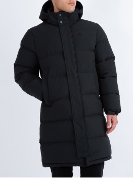 Luke Long Auckland Padded Jacket In Black - M730757