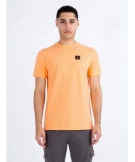 Luke "Brunei" Crew Neck T Shirt In Nectarine - M730150