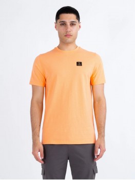 Luke "Brunei" Crew Neck T Shirt In Nectarine - M730150