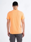 Luke "Brunei" Crew Neck T Shirt In Nectarine - M730150