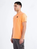 Luke "Brunei" Crew Neck T Shirt In Nectarine - M730150