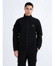 Luke Auckland Padded Jacket In Black - M730756