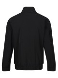 Luke Fairbanks Long Sleeve Knit Polo Shirt In Black - M770652