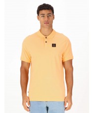 Luke "Laos Pure Cotton Polo Shirt In Nectarine - M731450