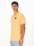 Luke "Laos Pure Cotton Polo Shirt In Nectarine - M731450