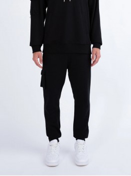 Luke Jakata Dual Pocket Joggers In Black - M750350