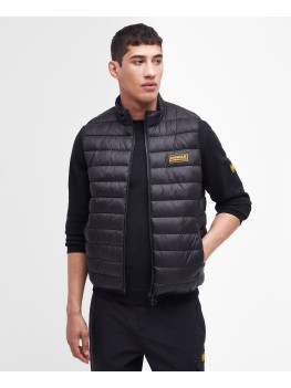 Barbour International Racer Reed Gilet In Black - MGI0170BK11