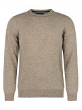 Barbour Essential Lambswool Crew Neck Sweater In Dark Stone - MKN0345ST71