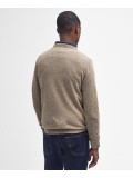 Barbour Essential Lambswool Crew Neck Sweater In Dark Stone - MKN0345ST71