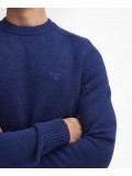 Barbour Grangetown Merino Wool Crew Neck Sweater In Inky Blue - MKN1584NY91