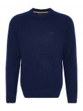 Barbour Grangetown Merino Wool Crew Neck Sweater In Navy Blue - MKN1584NY91