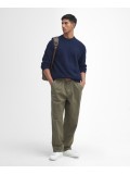 Barbour Grangetown Merino Wool Crew Neck Sweater In Navy Blue - MKN1584NY91