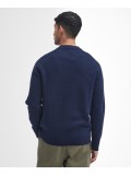 Barbour Grangetown Merino Wool Crew Neck Sweater In Inky Blue - MKN1584NY91