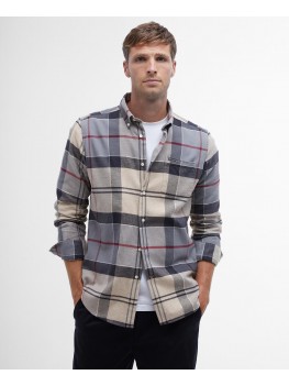 Barbour Men's Edderton Tailored Long Sleeved Shirt In Dress Tartan - MSH4990TN53