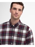 Barbour Men's Crossfell Tailored Checked Shirt In Merlot - MSH4995RE94