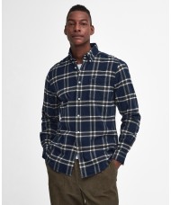 Barbour Men's Bromley Tailored Long Sleeved Shirt In Navy Blue - MSH5501NY91