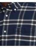 Barbour Men's Bromley Tailored Long Sleeved Shirt In Navy Blue - MSH5501NY91