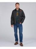 Barbour International Workers Wax Jacket In Black MWZ1853BK51