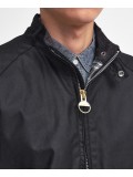 Barbour International Craggan Waxed Jacket In Black - MWX2371BK71