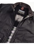 Barbour International Craggan Waxed Jacket In Black - MWX2371BK71