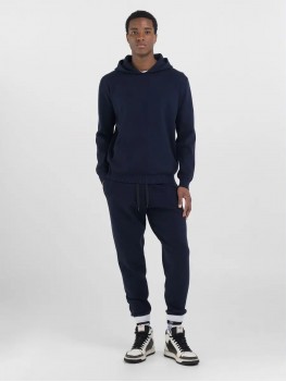 Replay Hooded Sweater In Dark Blue UK4466.000.G23538 780