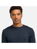 Timberland Dunstan River LS T-Shirt for Men in Navy Blue - TB0A2BQ3Z02