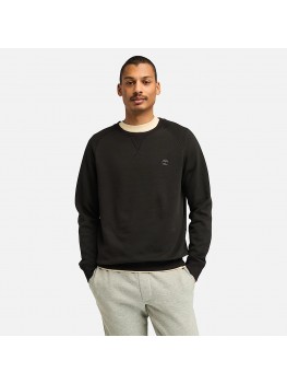 Timberland Exeter River Brushed-back Crew Sweatshirt for Men in Black -TB0A2BNKX65