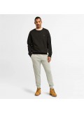 Timberland Exeter River Brushed-back Crew Sweatshirt for Men in Black -TB0A2BNKX65