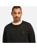 Timberland Exeter River Brushed-back Crew Sweatshirt for Men in Black -TB0A2BNKX65