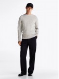 Tommy Hilfiger Pure New Wool Crew Neck Sweater In Grey - MW0MW36535P61