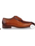 Justin Reess Sebastian Chisel Toe Mens Smart Shoes In Tan 