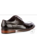 Justin Reess Ash Chisel Toe Mens Smart Shoes In Black