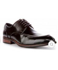 Justin Reess Ash Chisel Toe Mens Smart Shoes In Black