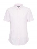 Barbour Poplin Crest Short Sleeve Shirt In Pink - MSH5468P151